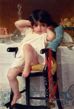 Sugar And Spice Academic realism girl Emile Munier Oil Paintings